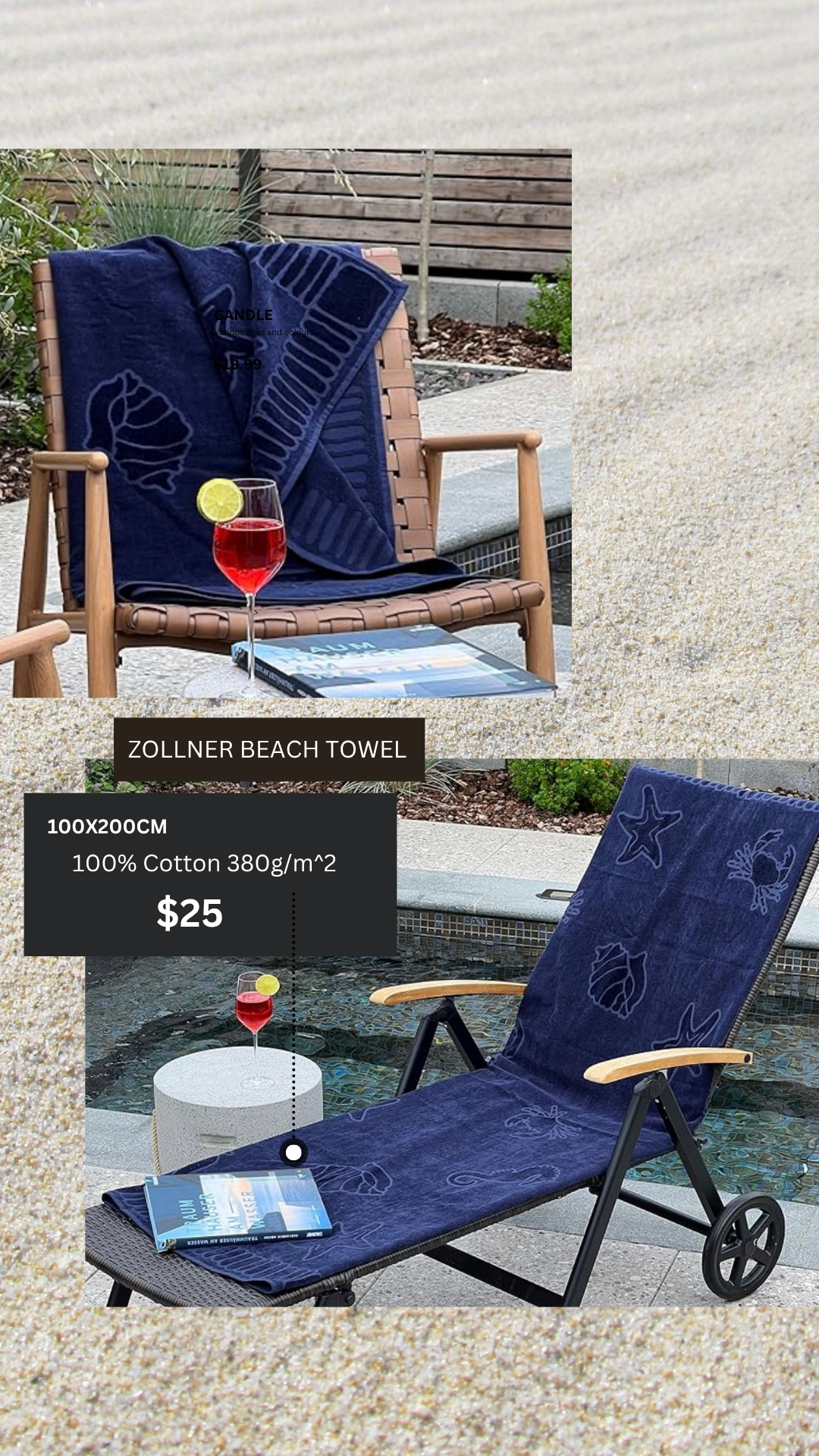 ZOLLNER Beach Towels
