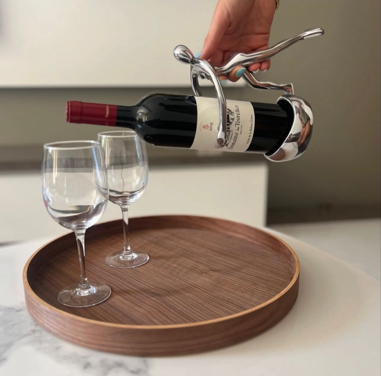 Lady Wine Holder