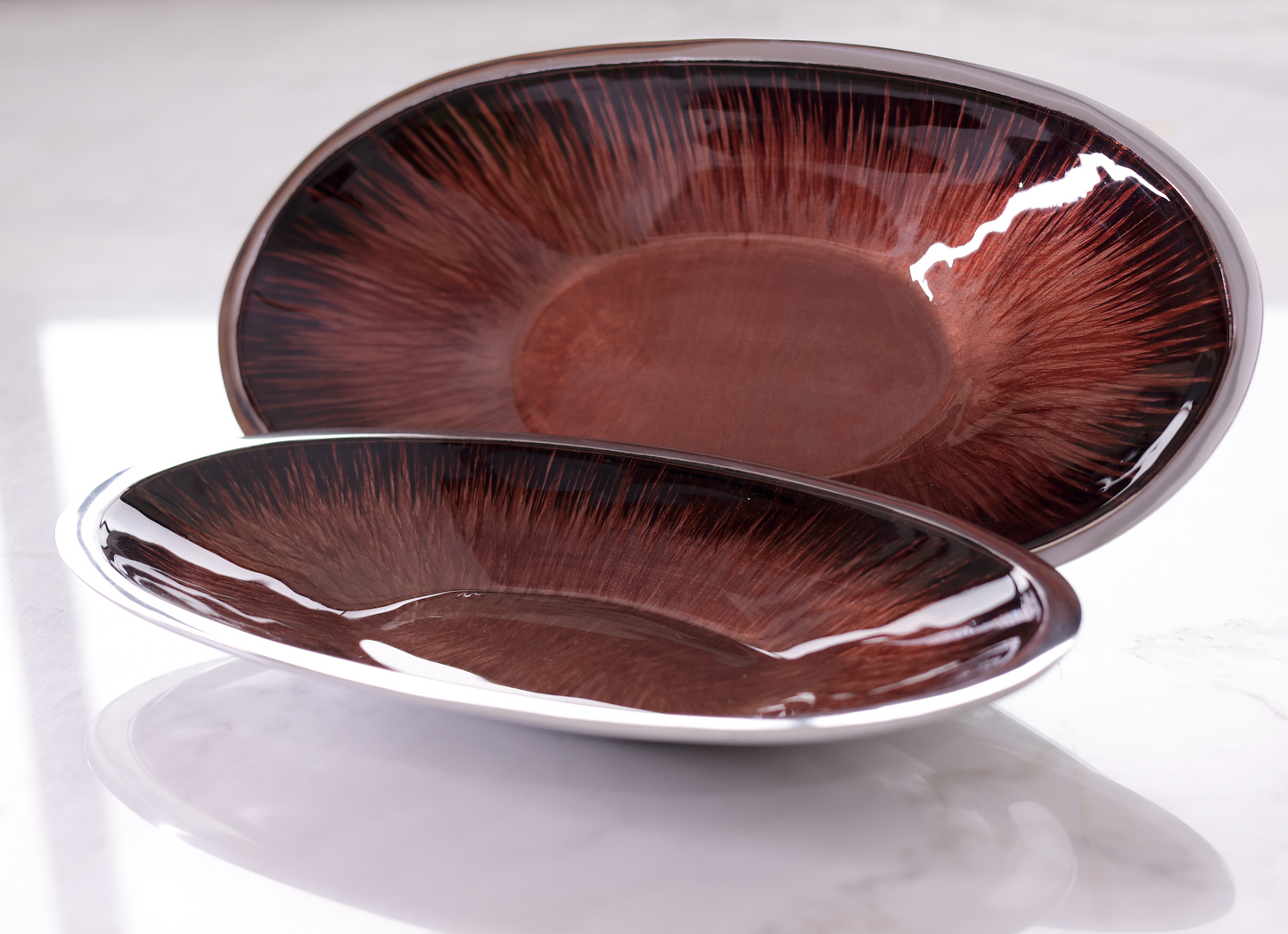 Flat Oval Bowl